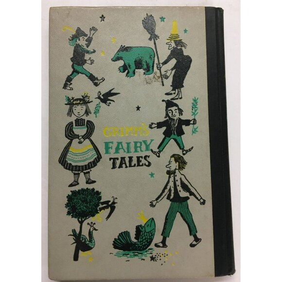 Grimm's Fairy Tales Junior Deluxe Edition 1954 Hardcover Nelson Doubleday - Picture 2 of 4